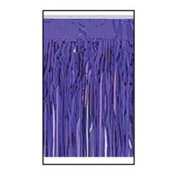 Mardi Gras Spot Metallic Purple Fringe 15" X 10' (Pack)