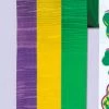 Plush Appeal, LLC Mardi Gras Crepe Streamer 2.5" X 30' (Each) Party Supplies