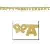 Sale Party Supplies Foil Happy Anniversary Gold Streamer 4.25" X 6' (Each) 2 Sale Party Supplies Foil Happy Anniversary Gold Streamer 4.25" X 6' (Each)
