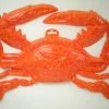Mardi Gras Spot Plastic Crab 13" X 19" (Each) 1 Mardi Gras Spot Plastic Crab 13" X 19" (Each)