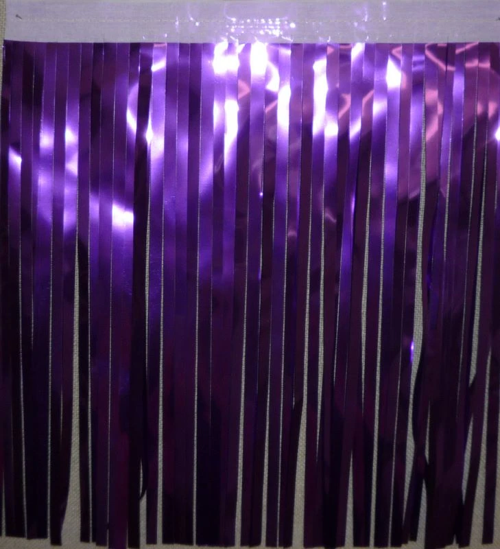 Mardi Gras Spot Party Supplies Purple Metallic Fringe 14 Inch X 10 Feet (Roll) 3 Mardi Gras Spot Party Supplies Purple Metallic Fringe 14 Inch X 10 Feet (Roll)