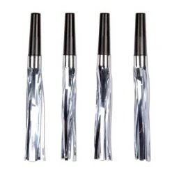 Sale Squawkers Black And Silver 6" (Pack Of 8)