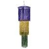 Mardi Gras Spot 3-Tier Metallic Shimmering Chandelier - Purple, Green And Gold 4' (Each) Party Supplies 2 Mardi Gras Spot 3-Tier Metallic Shimmering Chandelier - Purple, Green And Gold 4' (Each) Party Supplies