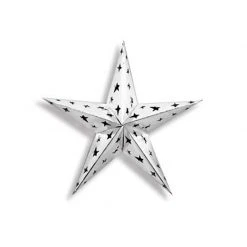 Sale Dimensional Silver Foil Star 12" (Each) Party Supplies