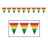 Plush Appeal, LLC Rainbow Pennant Banner - All-Weather - 12 Pennants/String 11" X 12' (Each) Party Supplies 1 Plush Appeal, LLC Rainbow Pennant Banner - All-Weather - 12 Pennants/String 11" X 12' (Each) Party Supplies