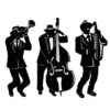 Plush Appeal, LLC Jazz Trio Silhouettes 18" (Pack Of 3)