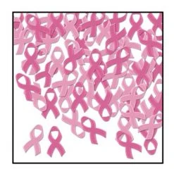 Plush Appeal, LLC Pink Ribbons Fanci-Fetti 1oz (Pack) Party Supplies