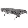 Sale Tableware Zebra Print Table Cover 54" X 108" (Each)
