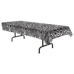 Sale Tableware Zebra Print Table Cover 54" X 108" (Each)