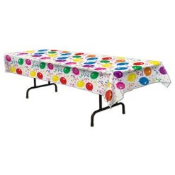 Sale Party Supplies Balloons And Confetti Table Cover 54" X 108" (Pack)