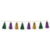 Mardi Gras Spot Purple, Green And Gold Metallic Tassel Garland 8' X 9.75" (Each) Party Supplies 1 Mardi Gras Spot Purple, Green And Gold Metallic Tassel Garland 8' X 9.75" (Each) Party Supplies