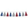 Plush Appeal, LLC Red, Silver And Blue Metallic Tassel Garland 8' X 9.75" (Each) Party Supplies