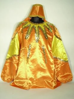 Mardi Gras Spot #5 - Orange Costume With Yellow Trim (Each) 23 Mardi Gras Spot #5 - Orange Costume With Yellow Trim (Each)