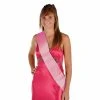 Sale Pink Satin Sash 33" X 4" (Each) 2 Sale Pink Satin Sash 33" X 4" (Each)