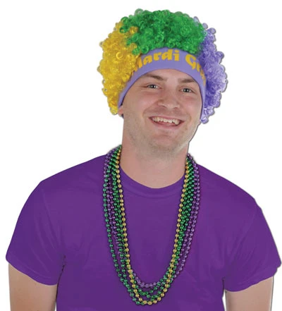 Sale Mardi Gras Wig (Each) Party Supplies 3 Sale Mardi Gras Wig (Each) Party Supplies