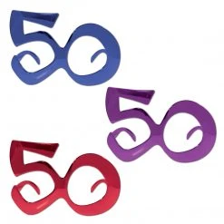 Plush Appeal, LLC Birthday "50" Fanci-Frames (Each) Sunglasses