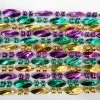 Mardi Gras Spot 60" Swirl Metallic Purple, Gold And Green Mardi Gras Beads 2 Mardi Gras Spot 60" Swirl Metallic Purple, Gold And Green Mardi Gras Beads