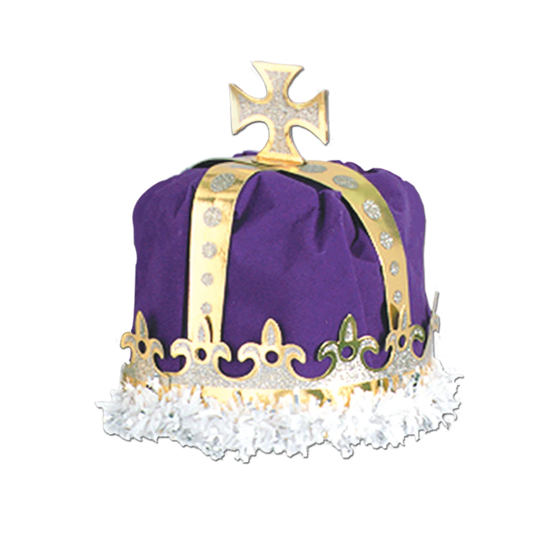 Plush Appeal, LLC Party Supplies Purple Royal King's Crown (Each) 3 Plush Appeal, LLC Party Supplies Purple Royal King's Crown (Each)