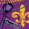 Mardi Gras Spot Rue Bourbon 2-Ply Lunch Napkins (Pack Of 18)