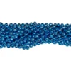 TB33 33" Round Metallic Light Blue Mardi Gras Beads (6 Dozen - 72 Necklaces)