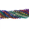'- No Manufacturer - 33" 7mm Dice Metallic 6 Color Mardi Gras Beads