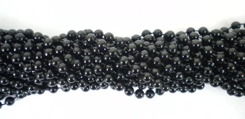 TB33 33" Round Black Mardi Gras Beads (6 Dozen - 72 Necklaces) 3 TB33 33" Round Black Mardi Gras Beads (6 Dozen - 72 Necklaces)