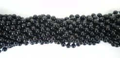TBCS33 33" Round Black Mardi Gras Beads (Case - 60 Dozen)