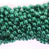 TB33 33" Round Metallic Dark Green Mardi Gras Beads (6 Dozen - 72 Necklaces)