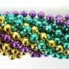 TBCS33 33" Globe Metallic Purple, Gold And Green Mardi Gras Beads (Case - 60 Dozen) 1 TBCS33 33" Globe Metallic Purple, Gold And Green Mardi Gras Beads (Case - 60 Dozen)