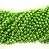 TBCS33 33" Round Metallic Lime Green Mardi Gras Beads (Case - 60 Dozen)