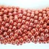 TBCS33 33" Round Metallic Orange Mardi Gras Beads (Case - 60 Dozen)