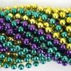 Sale 33" Round Metallic Purple, Gold And Green Mardi Gras Beads - Case (60 Dozen) 2 Sale 33" Round Metallic Purple, Gold And Green Mardi Gras Beads - Case (60 Dozen)