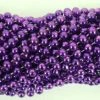 TB33 33" Round Metallic Purple Mardi Gras Beads (6 Dozen - 72 Necklaces) 2 TB33 33" Round Metallic Purple Mardi Gras Beads (6 Dozen - 72 Necklaces)
