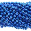 TBCS33 33" Round Metallic Royal Blue Mardi Gras Beads (Case - 60 Dozen)