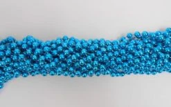 TBCS33 33" Round Metallic Turquoise Mardi Gras Beads (Case - 60 Dozen)