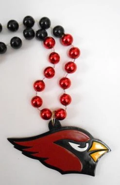 Mardi Gras Spot 36" NFL Licensed Arizona Cardinals Bead (Each)