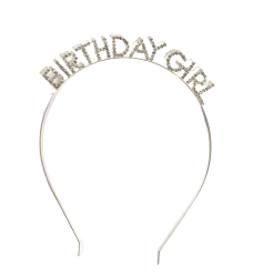 Plush Appeal, LLC Birthday Girl Rhinestone Headband (Each) Headbands