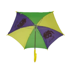 Mardi Gras Spot Novelties Purple, Green And Gold Umbrella 14.5