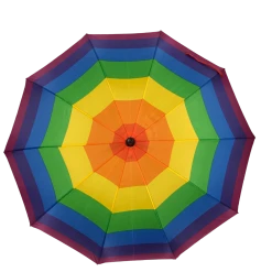 Mardi Gras Spot Novelties Rainbow Umbrella 21.5" (Each)