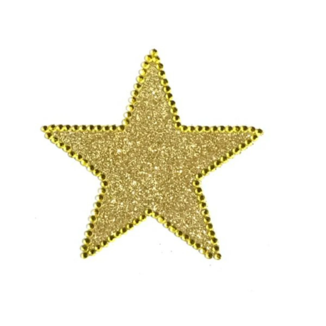 Plush Appeal, LLC Gold Glitter Star Sticker (Each) Plush Appeal, LLC Gold Glitter Star Sticker (Each)
