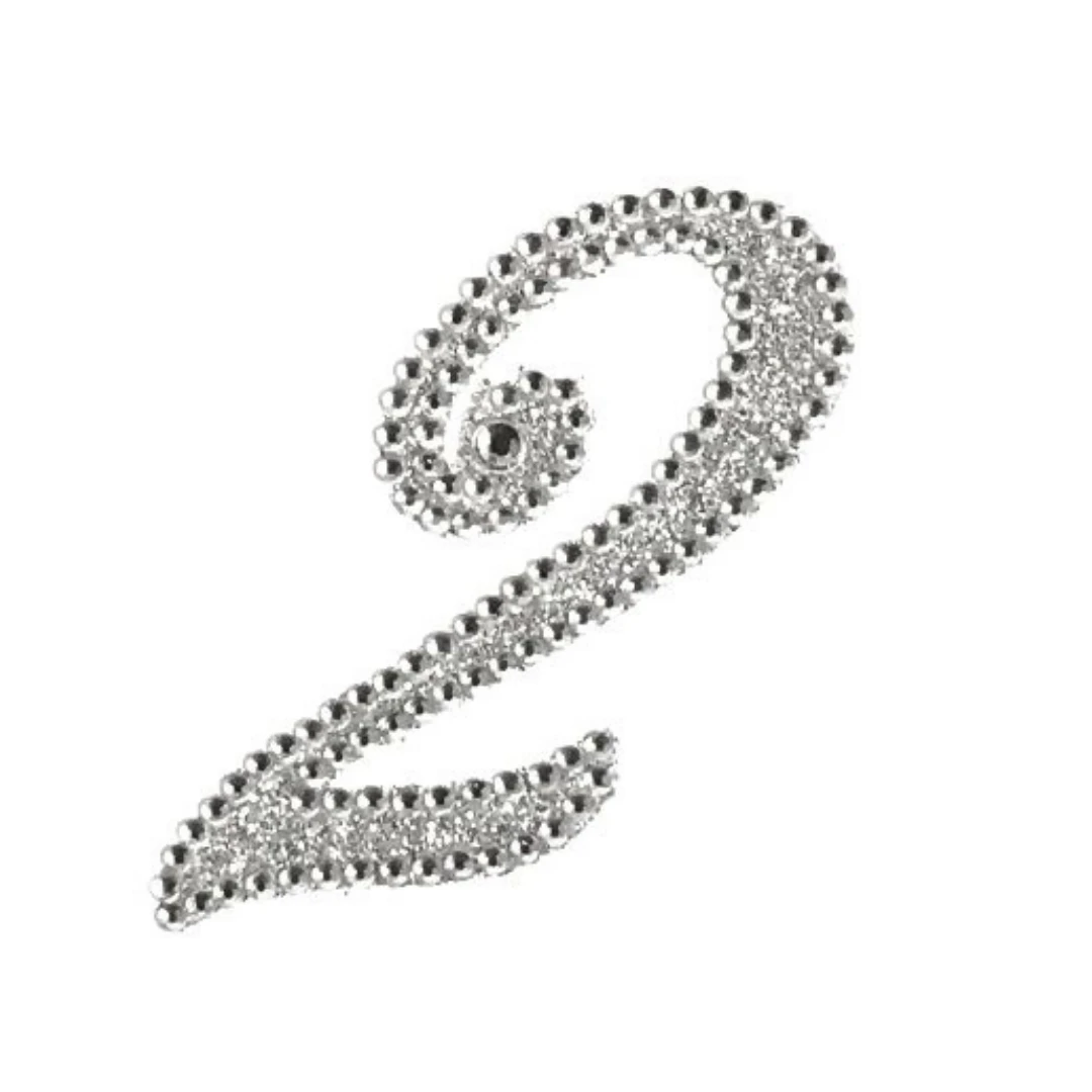 Plush Appeal, LLC Glitter Script Sticker Number "2" (Each) Party Supplies Plush Appeal, LLC Glitter Script Sticker Number "2" (Each) Party Supplies