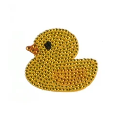 Sale Party Supplies Yellow Duck Glitter Sticker (Each)