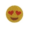 Sale Party Supplies Heart Face Emoji Glitter Sticker (Each)