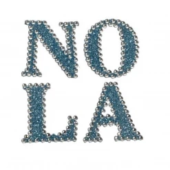 Plush Appeal, LLC Nola Glittered Tiles (Each) Party Supplies