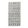 Plush Appeal, LLC Alphabet Letter In Silver Beading (Each) Party Supplies