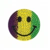 Sale Party Supplies Purple, Green And Yellow Smiley Face Sticker (Each) 1 Sale Party Supplies Purple, Green And Yellow Smiley Face Sticker (Each)