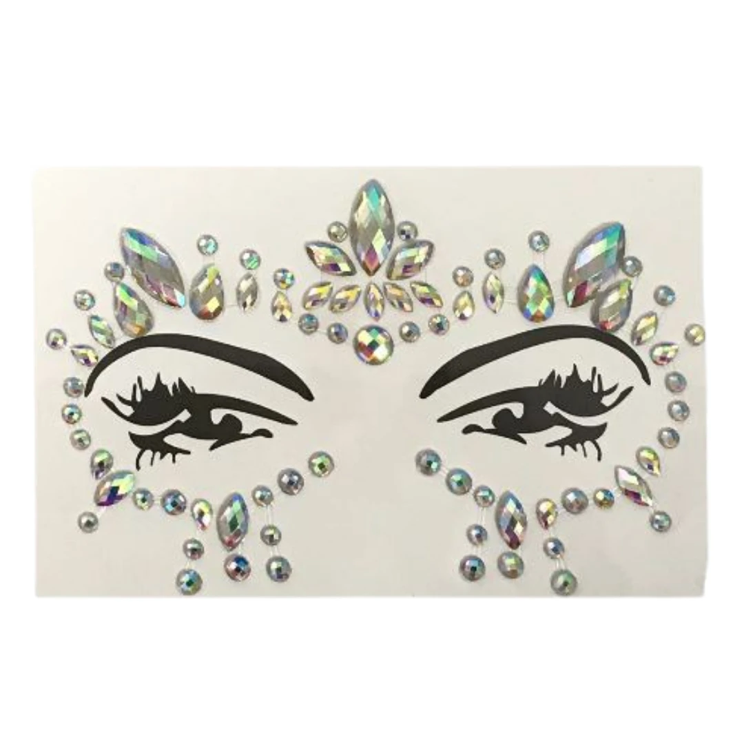 Plush Appeal, LLC Party Supplies Rainbow Face Sticker (Each) Plush Appeal, LLC Party Supplies Rainbow Face Sticker (Each)