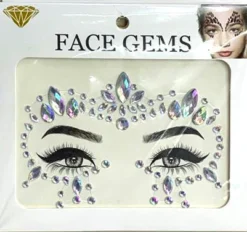 Plush Appeal, LLC Translucent Stick On Face Gems (Each)