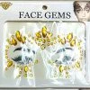 Plush Appeal, LLC Yellow Stick On Face Gems (Each) 2 Plush Appeal, LLC Yellow Stick On Face Gems (Each)