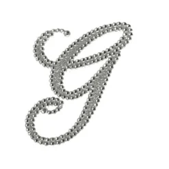 Plush Appeal, LLC Glitter Script Letter "G" (Each) Party Supplies